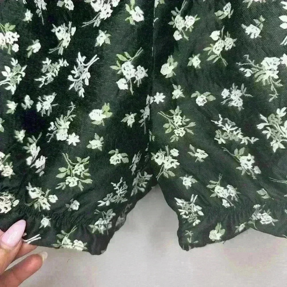 For Love And Lemons Short Pants Bubble Style Foral - Picture 2 of 4